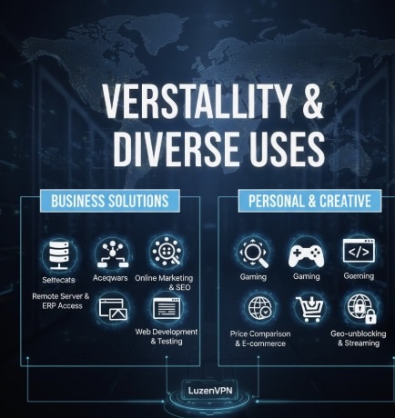 서버, 마케팅, 게임 등 다양한 용도 활용 이미지